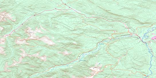 Bullmoose Creek Topo Map 093P03 at 1:50,000 scale - National Topographic System of Canada (NTS) - Toporama map