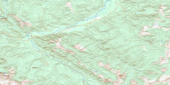 Sukunka River Topographic map 093P04 at 1:50,000 Scale
