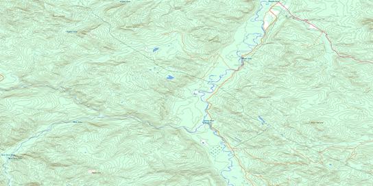 Burnt River Topographic map 093P05 at 1:50,000 Scale