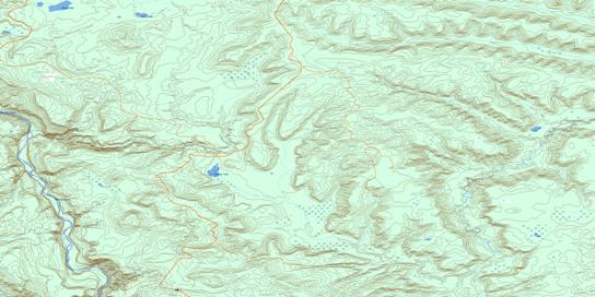 Sundown Creek Topo Map 093P07 at 1:50,000 scale - National Topographic System of Canada (NTS) - Toporama map