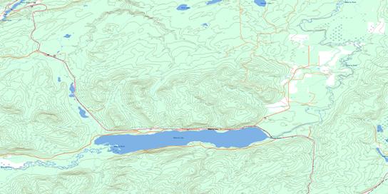 Moberly Lake Topo Map 093P13 at 1:50,000 scale - National Topographic System of Canada (NTS) - Toporama map