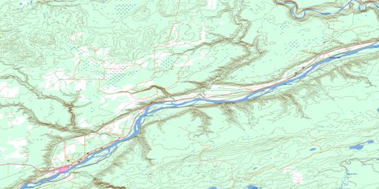Hudson Hope Topo Map 094A04 at 1:50,000 scale - National Topographic System of Canada (NTS) - Toporama map