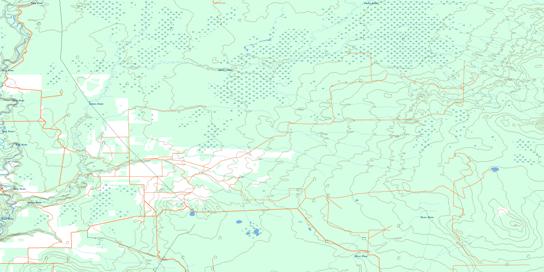 Osborn River Topo Map 094A09 at 1:50,000 scale - National Topographic System of Canada (NTS) - Toporama map