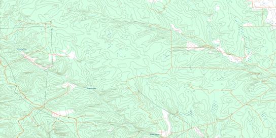 Aitken Creek Topographic map 094A13 at 1:50,000 Scale