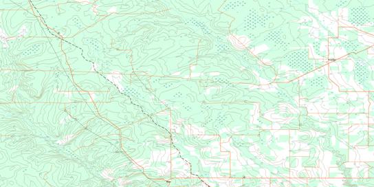 Snyder Creek Topographic map 094A14 at 1:50,000 Scale