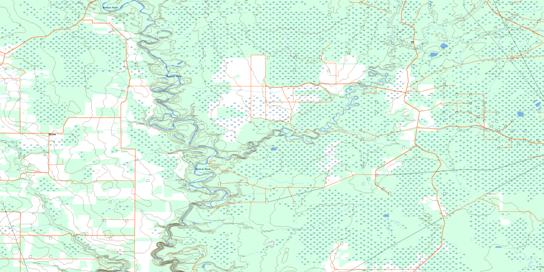 Milligan Creek Topo Map 094A15 at 1:50,000 scale - National Topographic System of Canada (NTS) - Toporama map