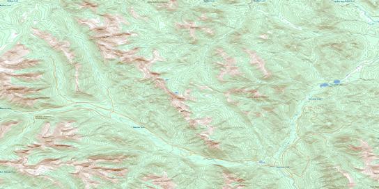 Emerslund Lakes Topo Map 094B06 at 1:50,000 scale - National Topographic System of Canada (NTS) - Toporama map