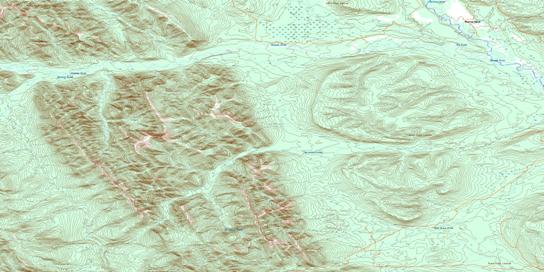 Chowade River Topographic map 094B10 at 1:50,000 Scale