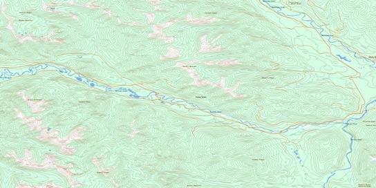End Lake Topo Map 094C02 at 1:50,000 scale - National Topographic System of Canada (NTS) - Toporama map