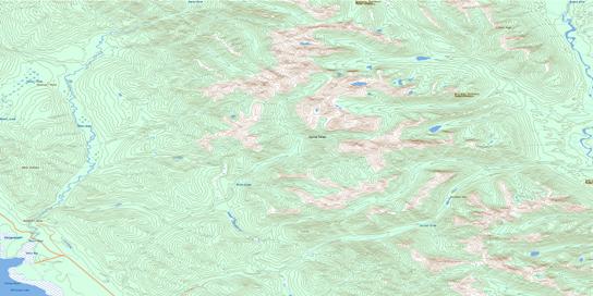 Davis River Topo Map 094C09 at 1:50,000 scale - National Topographic System of Canada (NTS) - Toporama map