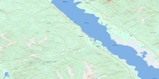 Factor Ross Creek Topo Map 094C10 at 1:50,000 scale - National Topographic System of Canada (NTS) - Toporama map