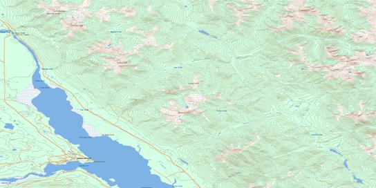 Chowika Creek Topo Map 094C15 at 1:50,000 scale - National Topographic System of Canada (NTS) - Toporama map