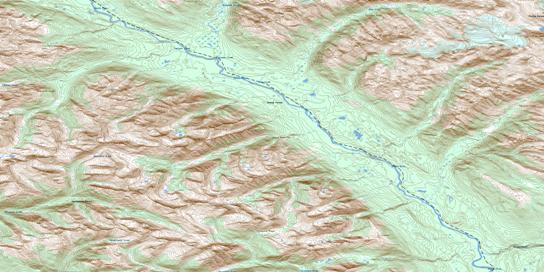 Alma Creek Topo Map 094D12 at 1:50,000 scale - National Topographic System of Canada (NTS) - Toporama map