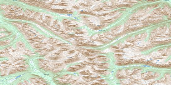 Laforce Creek Topo Map 094E01 at 1:50,000 scale - National Topographic System of Canada (NTS) - Toporama map