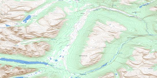 Sturdee River Topo Map 094E03 at 1:50,000 scale - National Topographic System of Canada (NTS) - Toporama map
