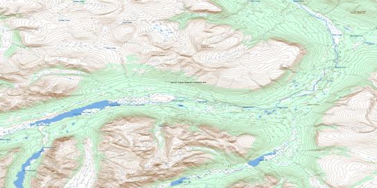 Laslui Lake Topographic map 094E05 at 1:50,000 Scale