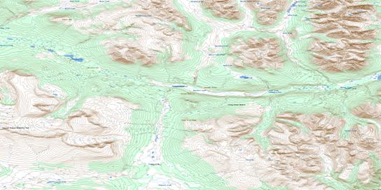 Moosehorn Creek Topographic map 094E06 at 1:50,000 Scale