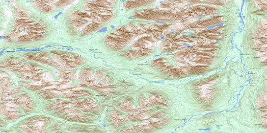 Mount Katharine Topographic map 094E07 at 1:50,000 Scale