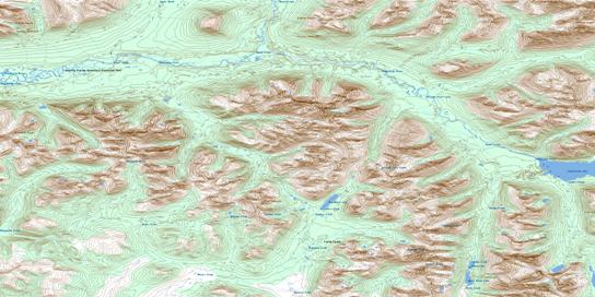 Moosehorn Lake Topo Map 094E11 at 1:50,000 scale - National Topographic System of Canada (NTS) - Toporama map