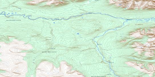 Spruce Hill Topo Map 094E12 at 1:50,000 scale - National Topographic System of Canada (NTS) - Toporama map