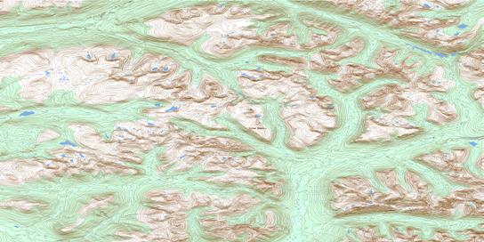 No Title Topo Map 094E13 at 1:50,000 scale - National Topographic System of Canada (NTS) - Toporama map
