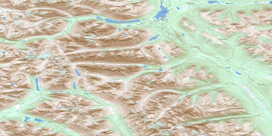 Thudaka Peak Topo Map 094E15 at 1:50,000 scale - National Topographic System of Canada (NTS) - Toporama map