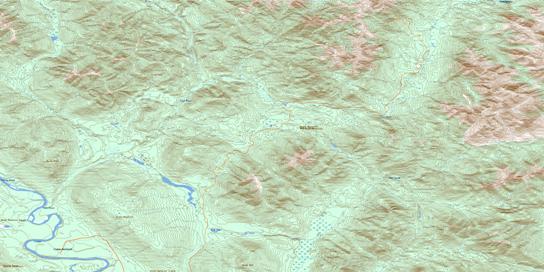Paul River Topo Map 094F06 at 1:50,000 scale - National Topographic System of Canada (NTS) - Toporama map