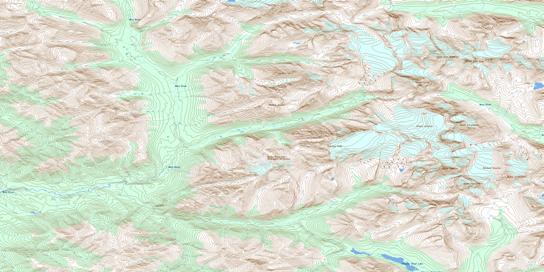 Cyclops Peak Topo Map 094F08 at 1:50,000 scale - National Topographic System of Canada (NTS) - Toporama map