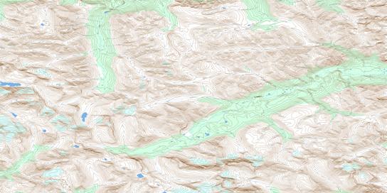 Mount Justin Topo Map 094F09 at 1:50,000 scale - National Topographic System of Canada (NTS) - Toporama map