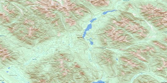 Mount Mccook Topo Map 094F13 at 1:50,000 scale - National Topographic System of Canada (NTS) - Toporama map