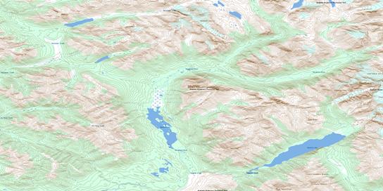 Haworth Lake Topographic map 094F14 at 1:50,000 Scale