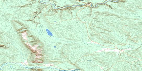 Pink Mountain Topo Map 094G02 at 1:50,000 scale - National Topographic System of Canada (NTS) - Toporama map
