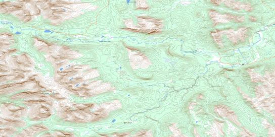 Mount Mccusker Topographic map 094G04 at 1:50,000 Scale