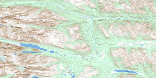 Redfern Lake Topographic map 094G05 at 1:50,000 Scale