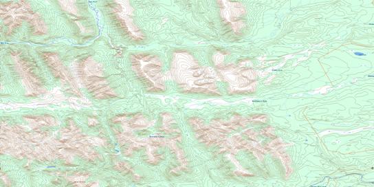 Mount Withrow Topographic map 094G06 at 1:50,000 Scale