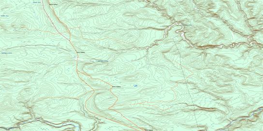 Caribou Creek Topo Map 094G07 at 1:50,000 scale - National Topographic System of Canada (NTS) - Toporama map