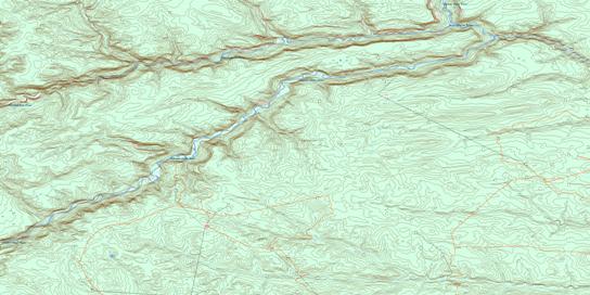 Medana Creek Topo Map 094G08 at 1:50,000 scale - National Topographic System of Canada (NTS) - Toporama map