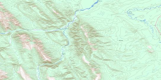 Minaker River Topo Map 094G11 at 1:50,000 scale - National Topographic System of Canada (NTS) - Toporama map