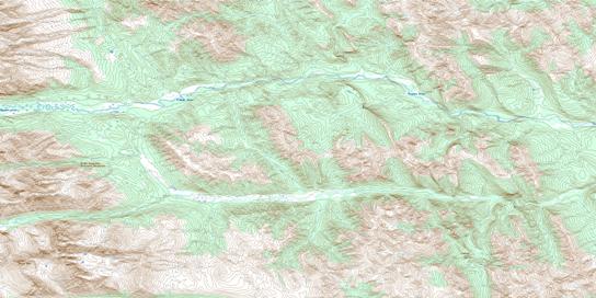Richards Creek Topographic map 094G12 at 1:50,000 Scale