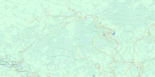Big Arrow Creek Topographic map 094H02 at 1:50,000 Scale