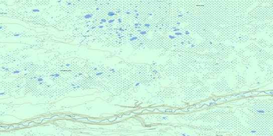 Elleh Lake Topo Map 094I06 at 1:50,000 scale - National Topographic System of Canada (NTS) - Toporama map