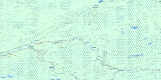 Ekwan Creek Topographic map 094I07 at 1:50,000 Scale
