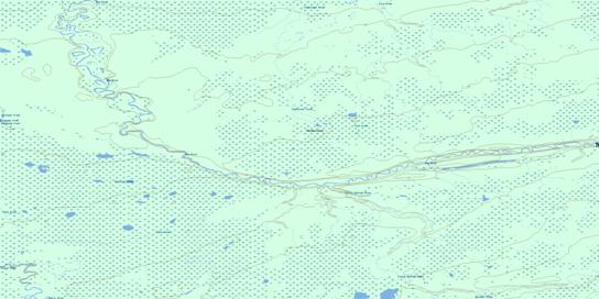 Little Buffalo River Topo Map 094I08 at 1:50,000 scale - National Topographic System of Canada (NTS) - Toporama map
