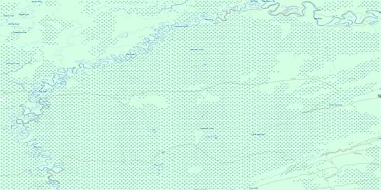Timberwolf Creek Topographic map 094I09 at 1:50,000 Scale