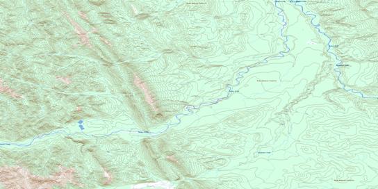 Gathto Creek Topo Map 094J04 at 1:50,000 scale - National Topographic System of Canada (NTS) - Toporama map