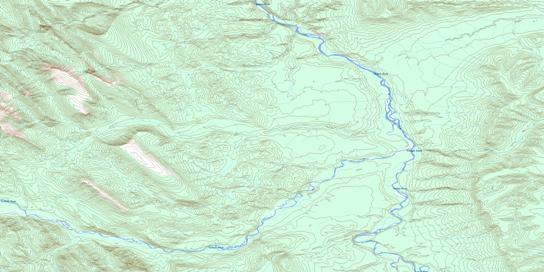 Tuchodi River Topo Map 094J05 at 1:50,000 scale - National Topographic System of Canada (NTS) - Toporama map