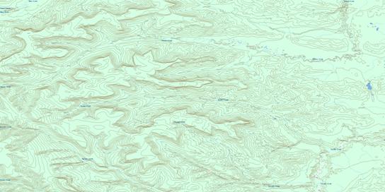 Cheves Creek Topographic map 094J06 at 1:50,000 Scale