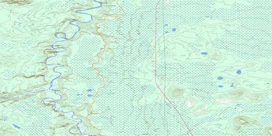 Big Beaver Creek Topo Map 094J07 at 1:50,000 scale - National Topographic System of Canada (NTS) - Toporama map
