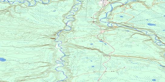 Jackfish Creek Topo Map 094J10 at 1:50,000 scale - National Topographic System of Canada (NTS) - Toporama map