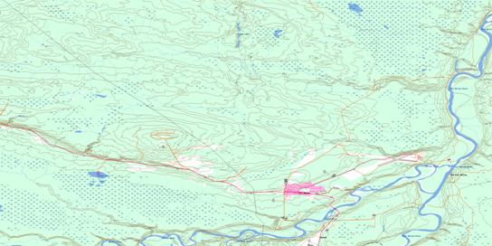 Fort Nelson Topographic map 094J15 at 1:50,000 Scale